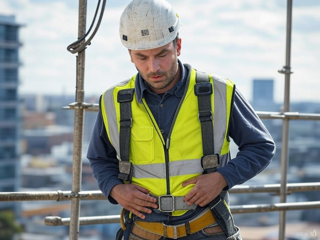 Formation travaux en hauteur – Port du harnais